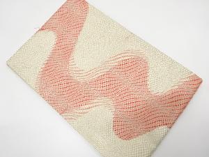 未使用品　流水模様織り出し袋帯